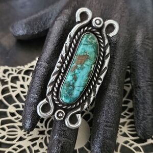 Vintage Navajo Turquoise Ring